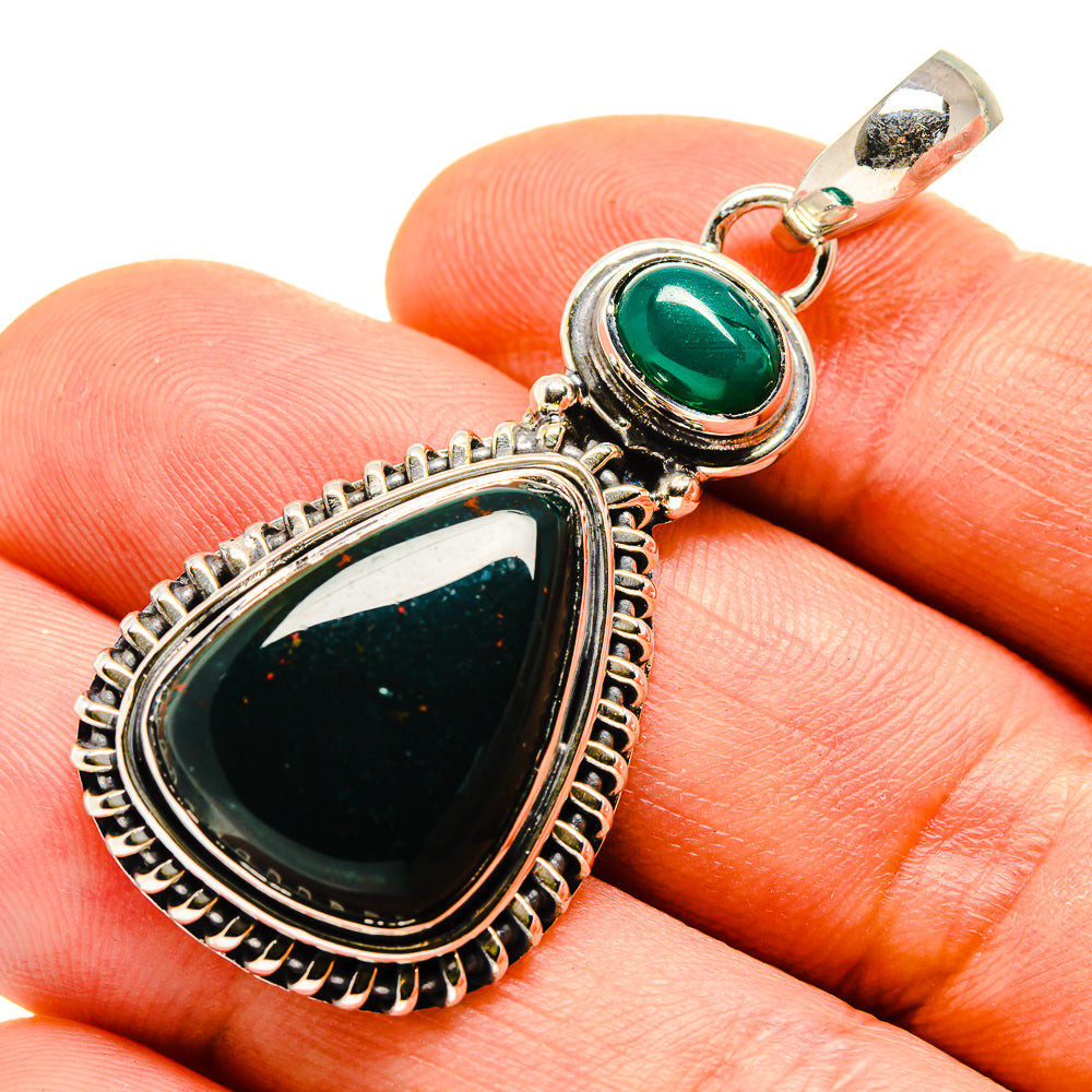 Bloodstone Pendants handcrafted by Anasilvercos - PD755060