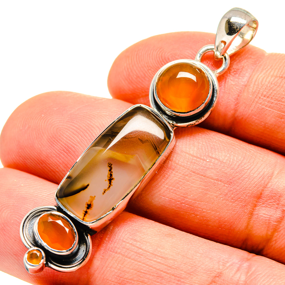 Montana Agate Pendants handcrafted by Anasilvercos - PD755065