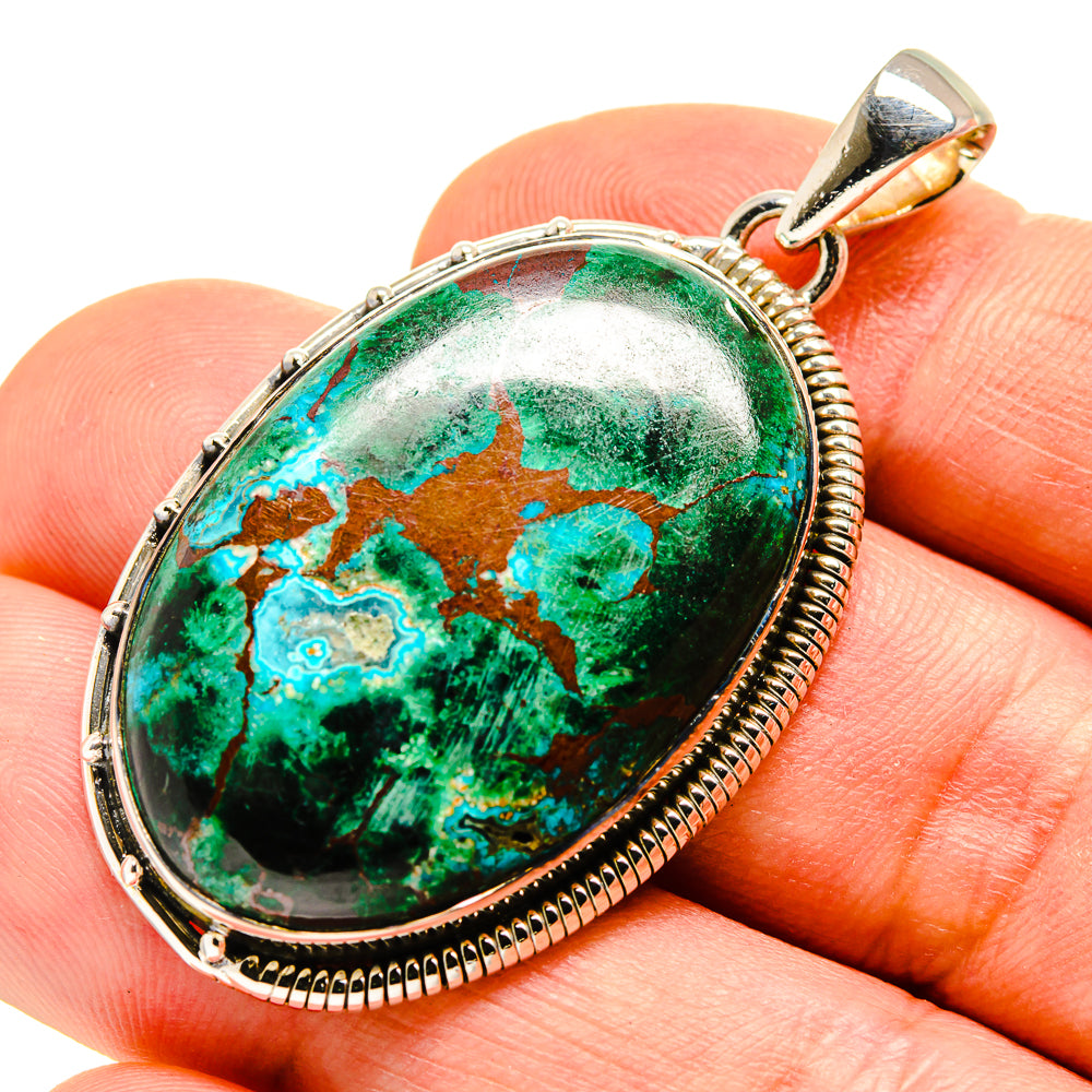 Chrysocolla Pendants handcrafted by Anasilvercos - PD755070