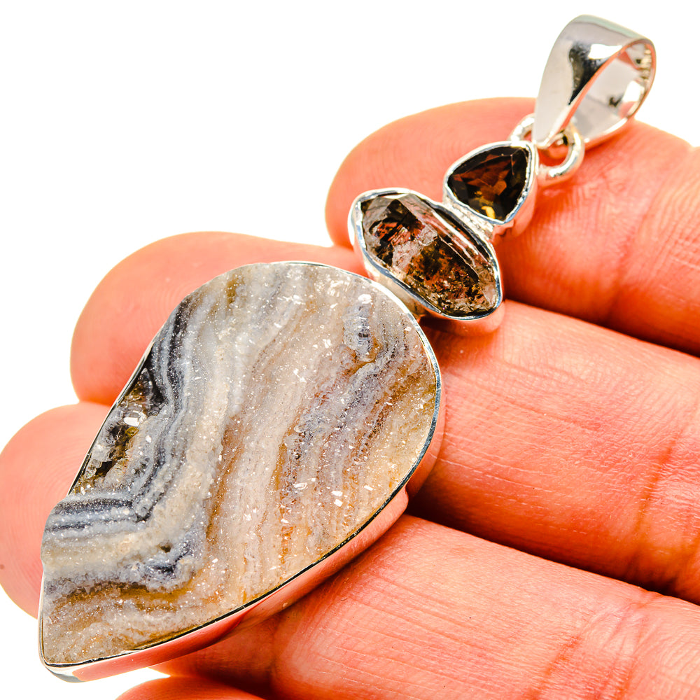 Desert Druzy Pendants handcrafted by Anasilvercos - PD755073