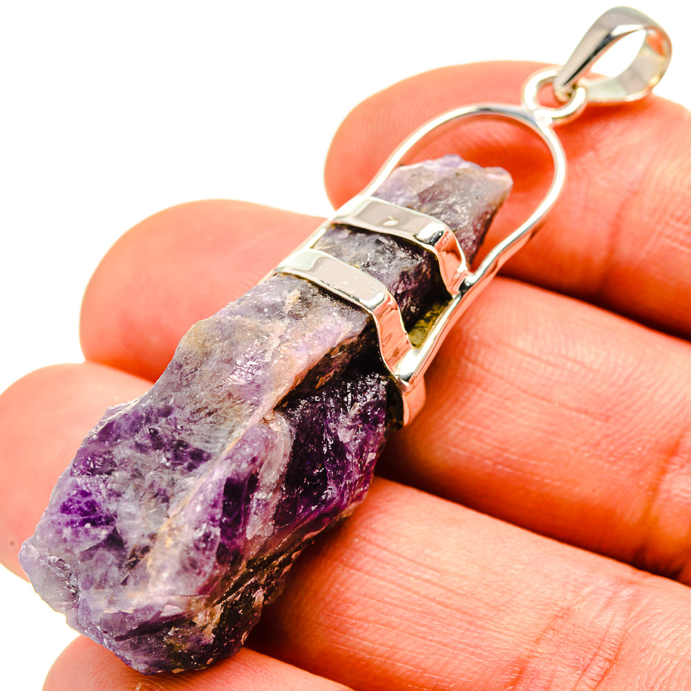 Amethyst Stalactite Pendants handcrafted by Anasilvercos - PD755078