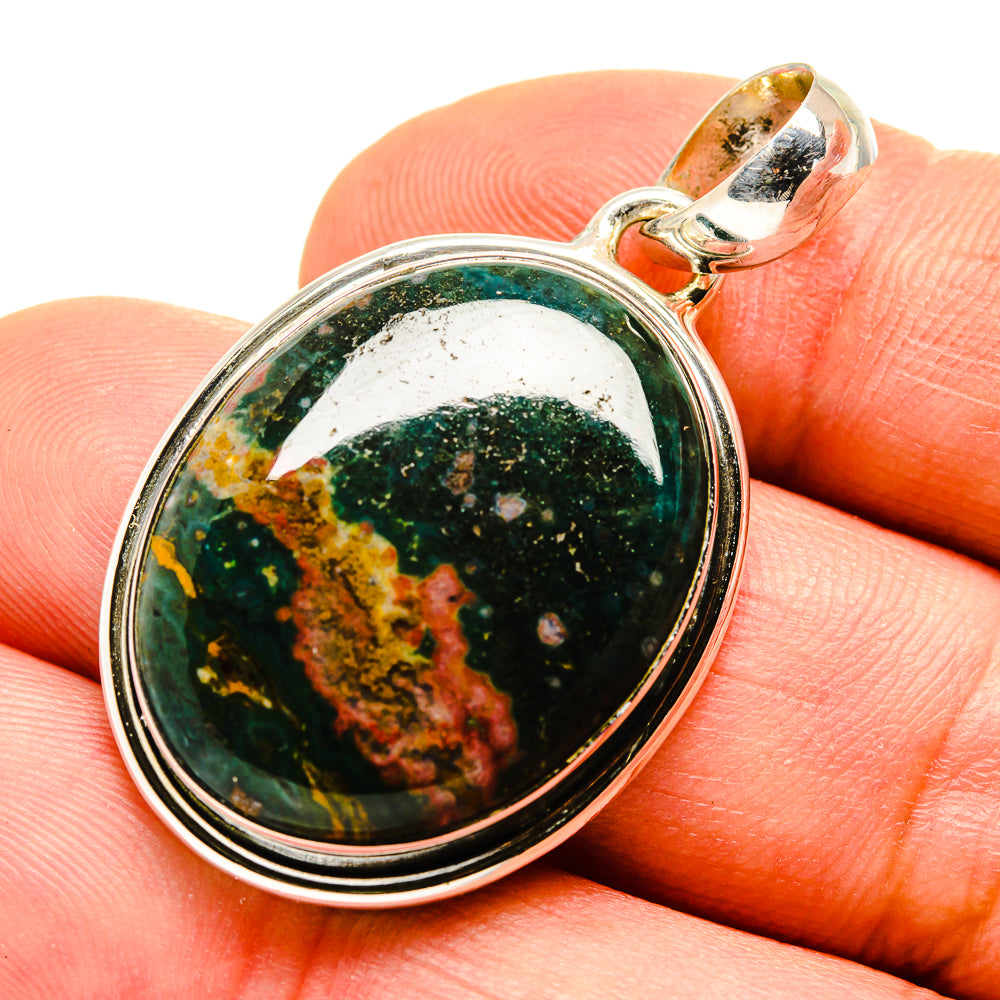 Chrysocolla Pendants handcrafted by Anasilvercos - PD755083