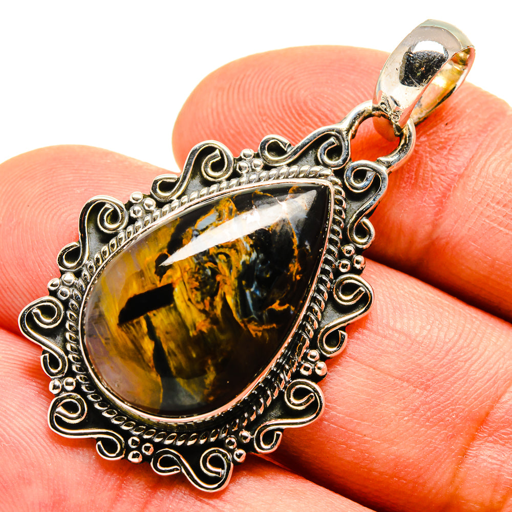 Pietersite Pendants handcrafted by Anasilvercos - PD755088