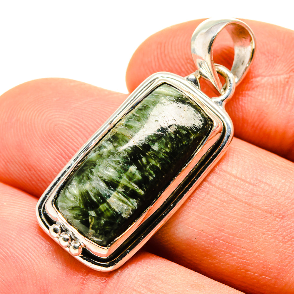 Seraphinite Pendants handcrafted by Anasilvercos - PD755101