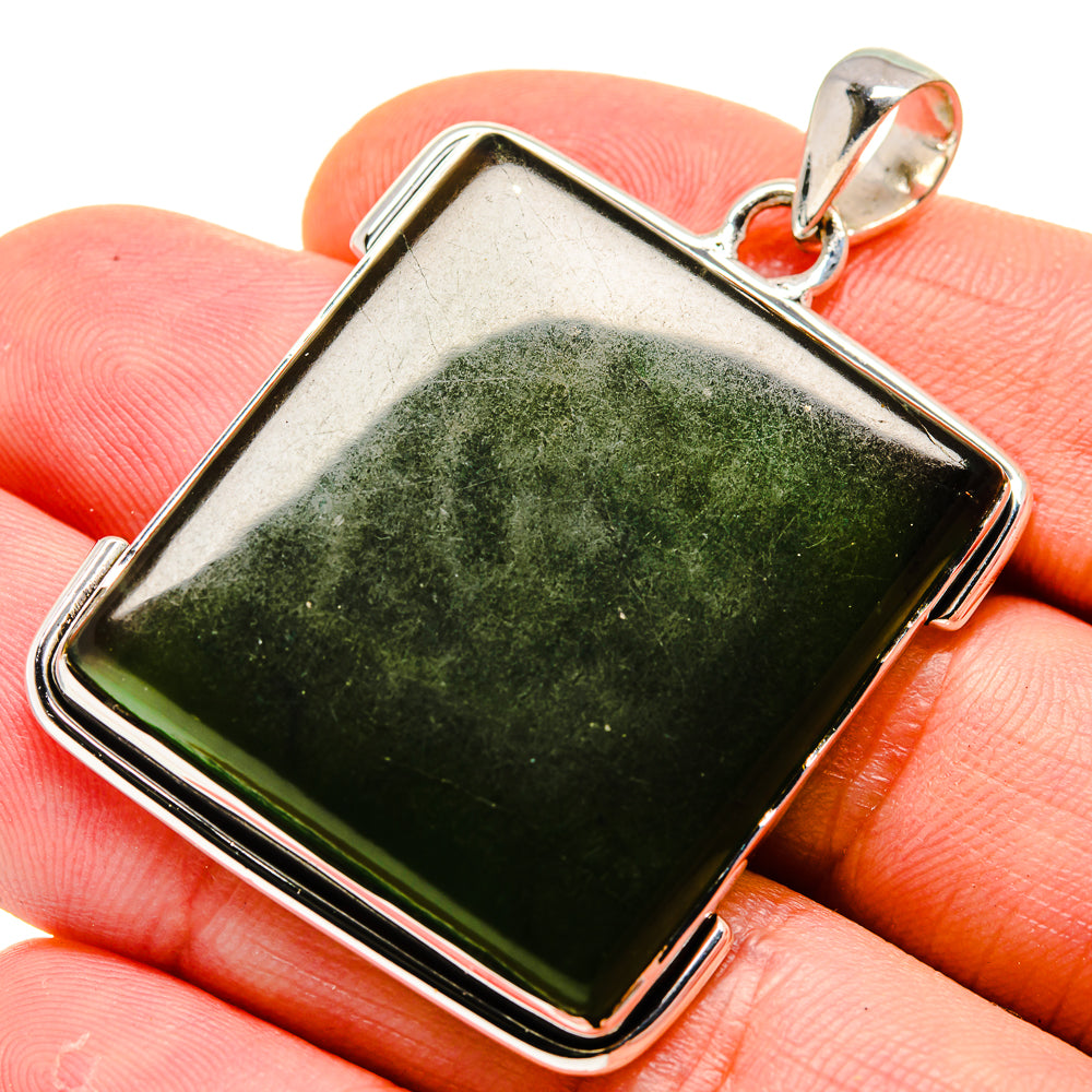 Nephrite Jade Pendants handcrafted by Anasilvercos - PD755105