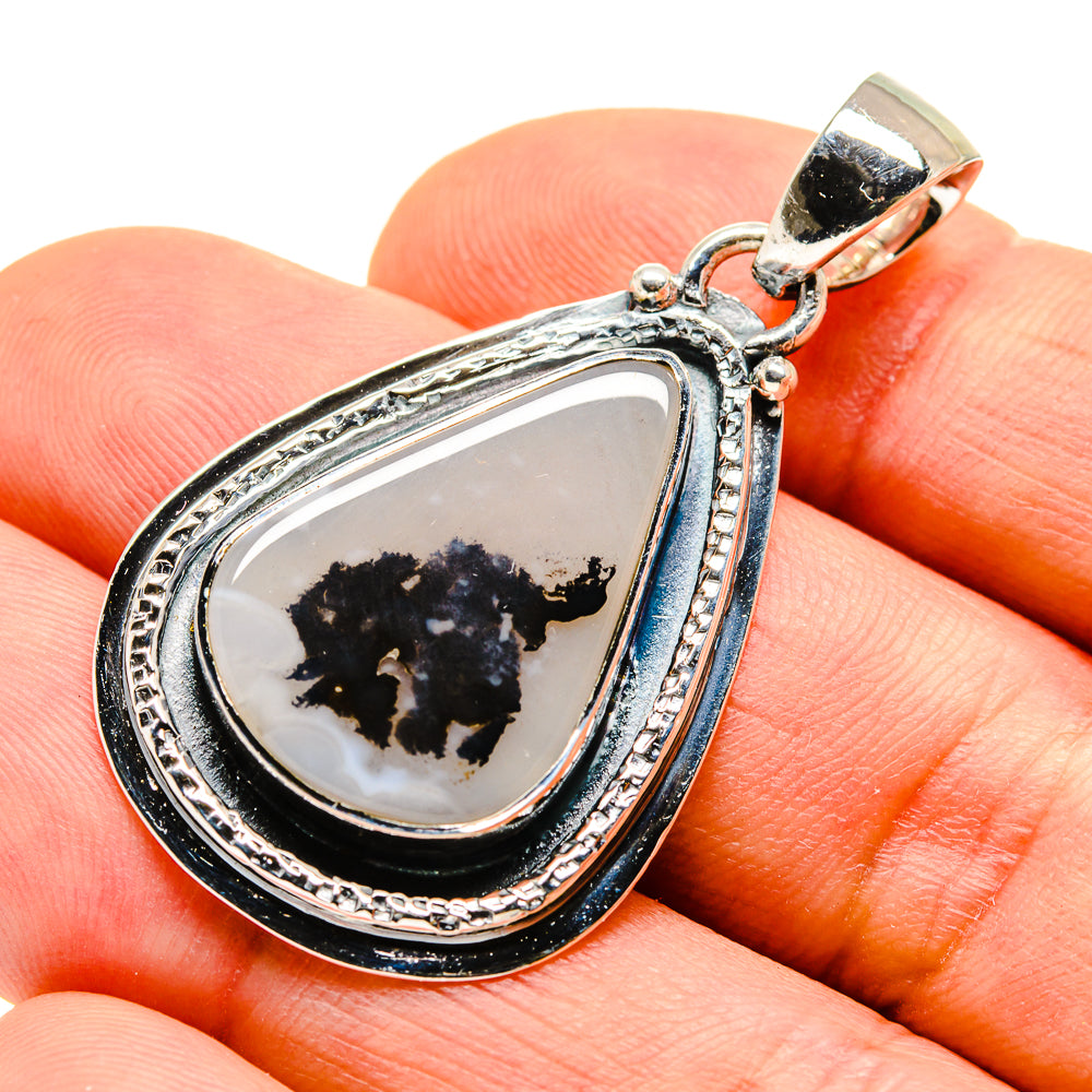 Scenic Dendritic Agate Pendants handcrafted by Anasilvercos - PD755122