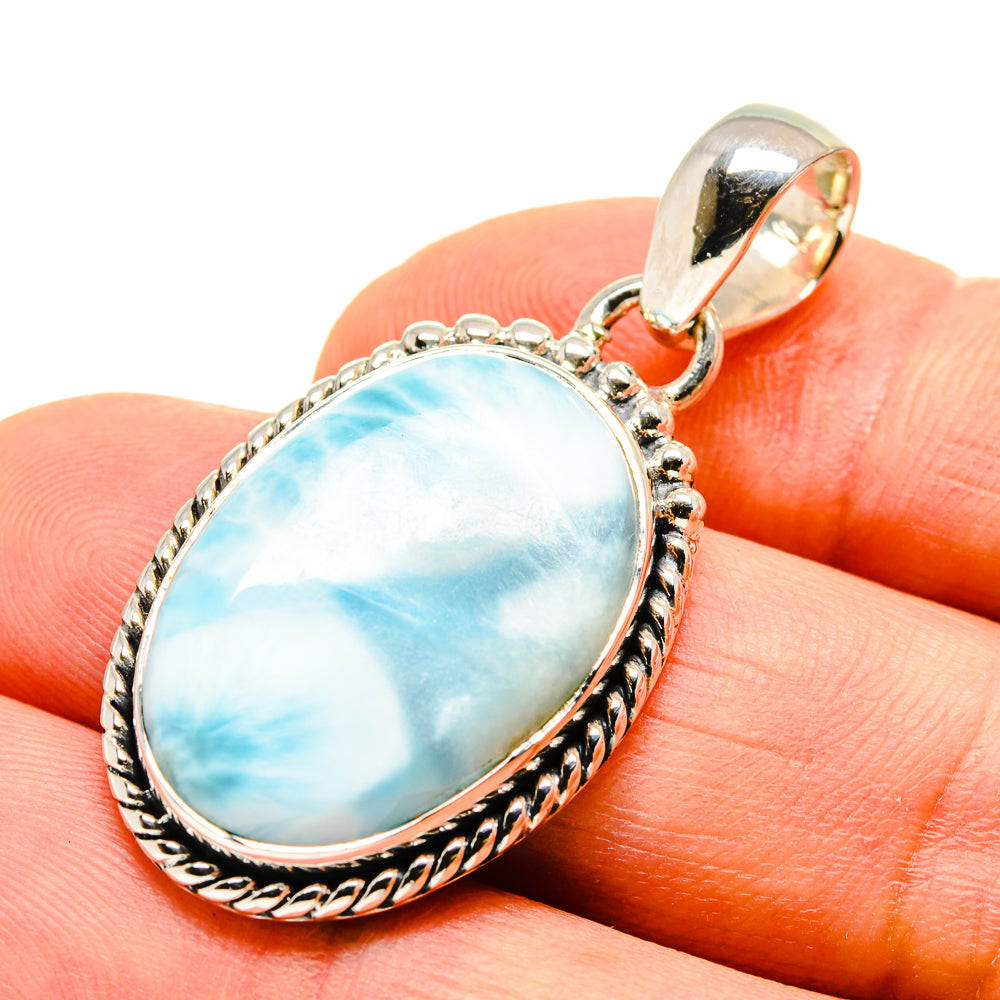 Larimar Pendants handcrafted by Anasilvercos - PD755128