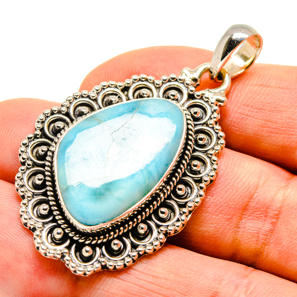 Larimar Pendants handcrafted by Anasilvercos - PD755151
