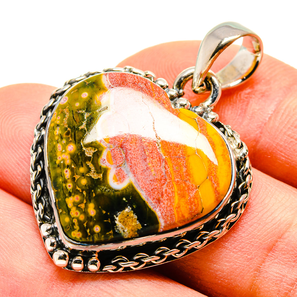 Ocean Jasper Pendants handcrafted by Anasilvercos - PD755156