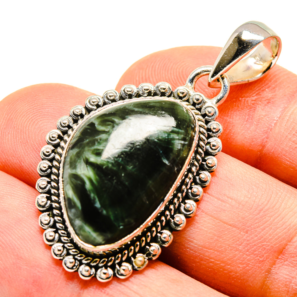 Seraphinite Pendants handcrafted by Anasilvercos - PD755158