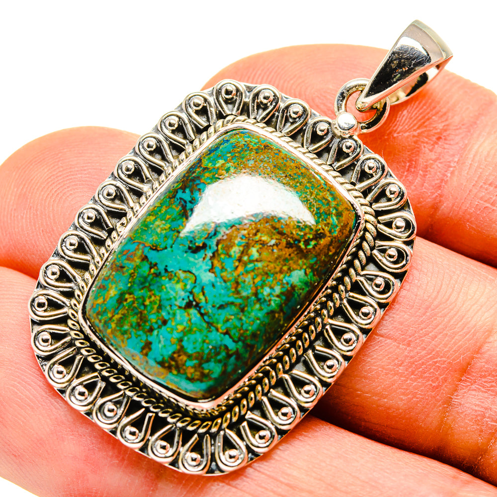 Chrysocolla Pendants handcrafted by Anasilvercos - PD755160