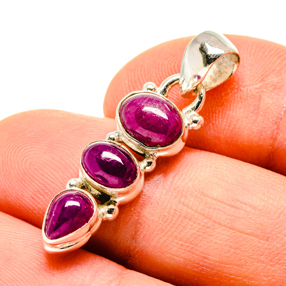 Pink Tourmaline Pendants handcrafted by Anasilvercos - PD755180