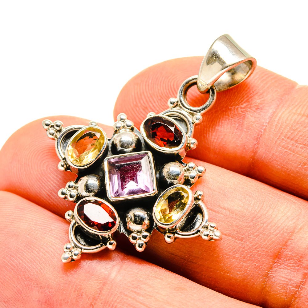 Amethyst Pendants handcrafted by Anasilvercos - PD755187