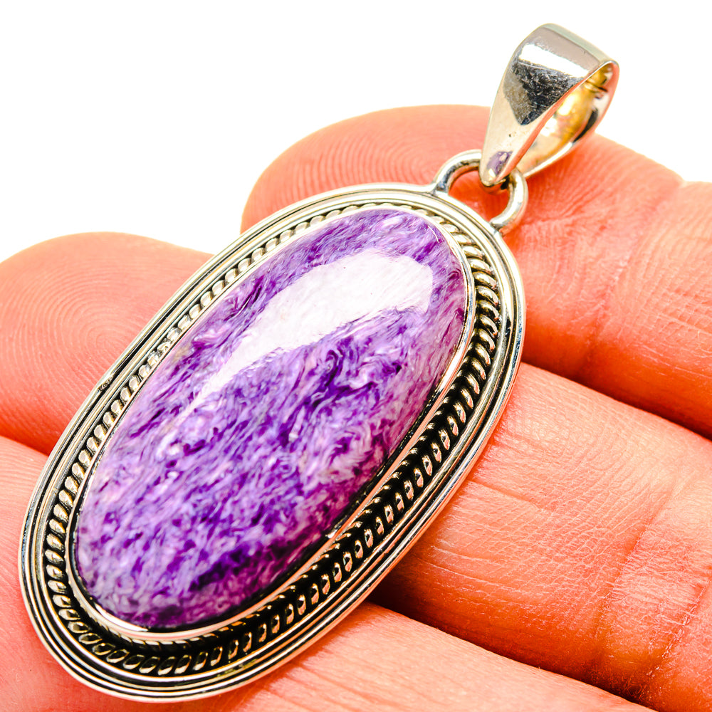 Charoite Pendants handcrafted by Anasilvercos - PD755193
