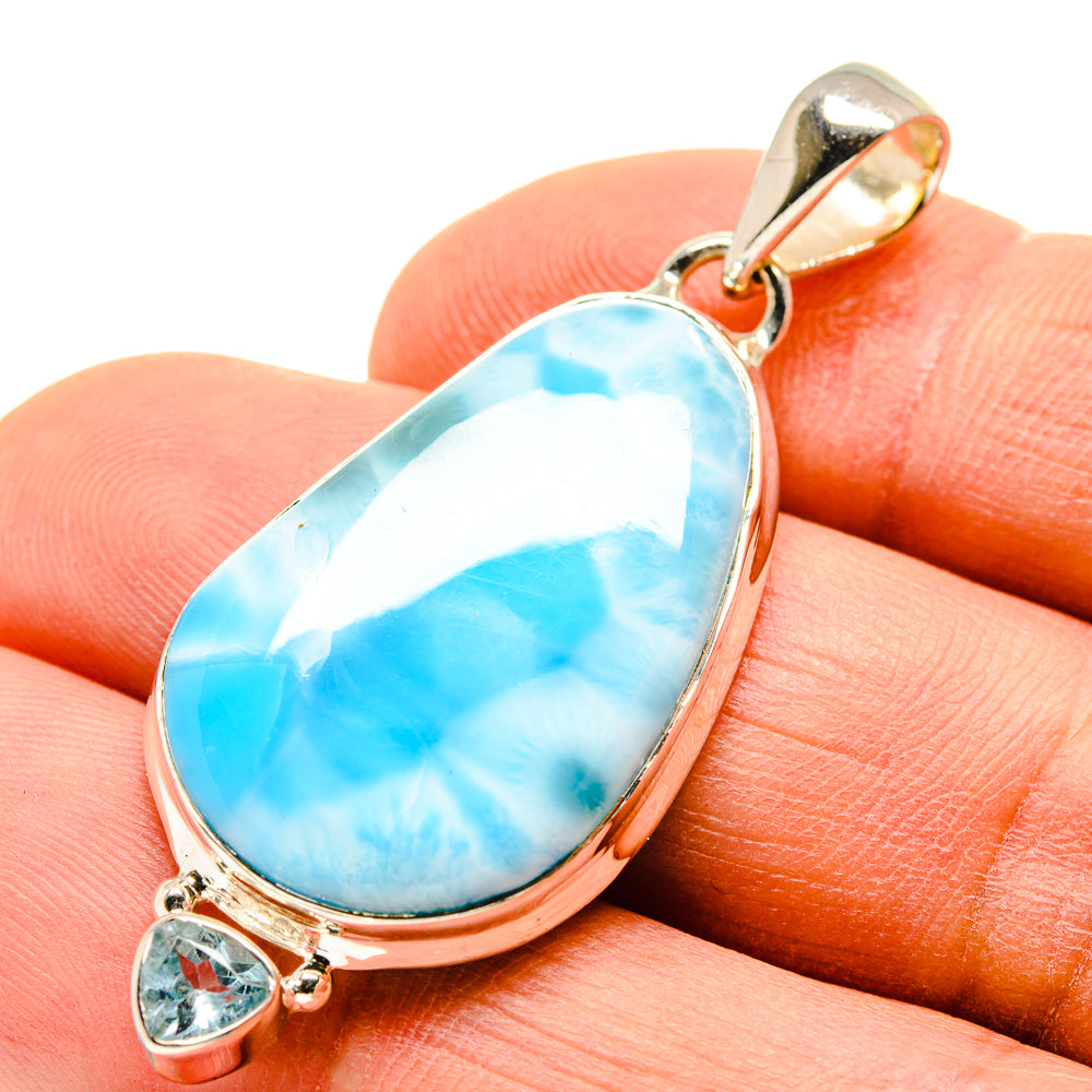 Larimar Pendants handcrafted by Anasilvercos - PD755199