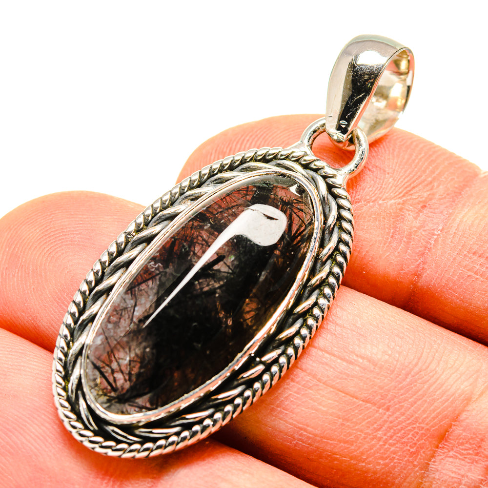 Tourmalinated Quartz Pendants handcrafted by Anasilvercos - PD755200