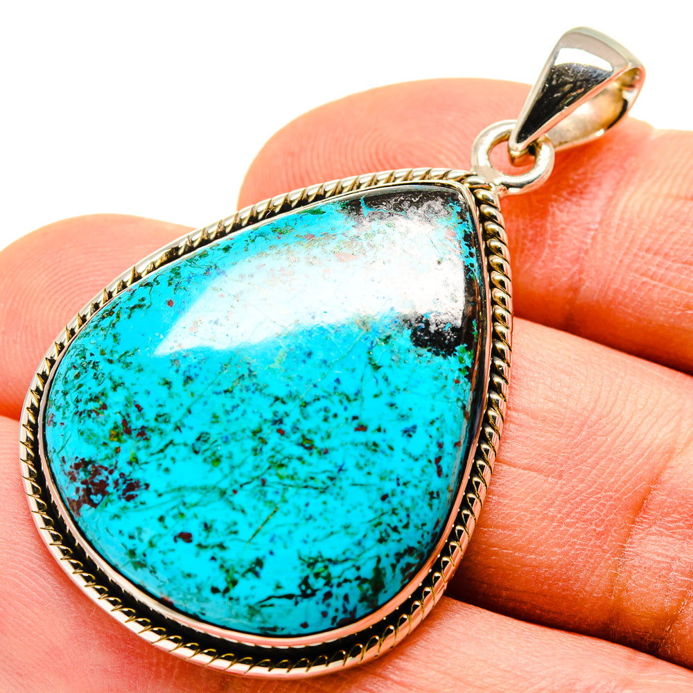 Tibetan Turquoise Pendants handcrafted by Anasilvercos - PD755201