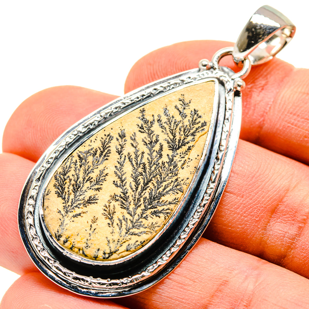 Germany Psilomelane Dendrite Pendants handcrafted by Anasilvercos - PD755212