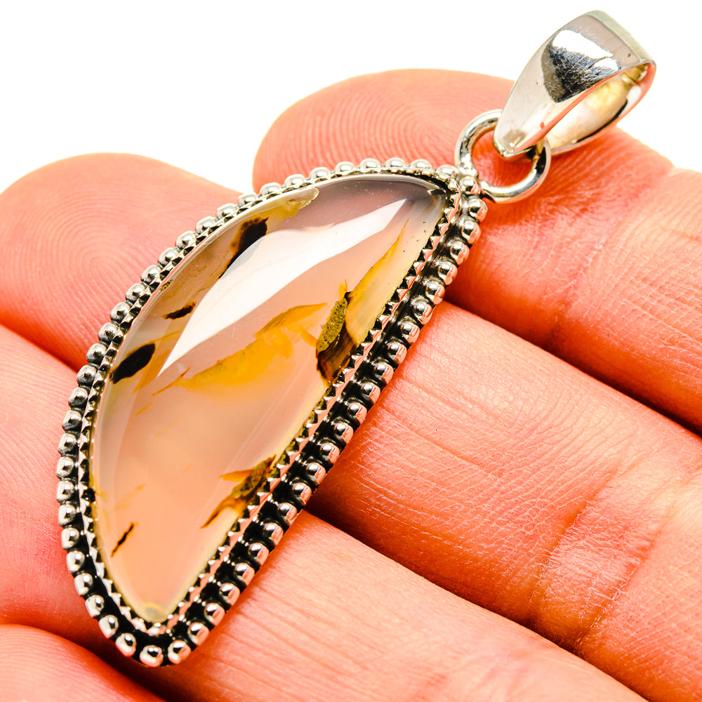 Montana Agate Pendants handcrafted by Anasilvercos - PD755214