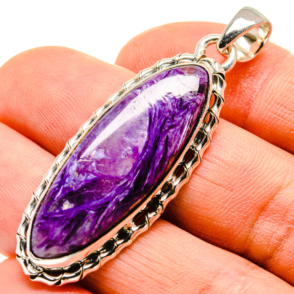 Charoite Pendants handcrafted by Anasilvercos - PD755218