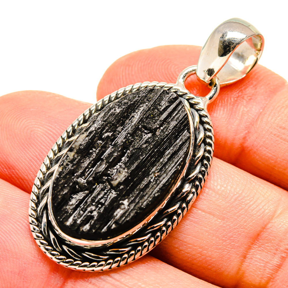 Black Tourmaline Pendants handcrafted by Anasilvercos - PD755235