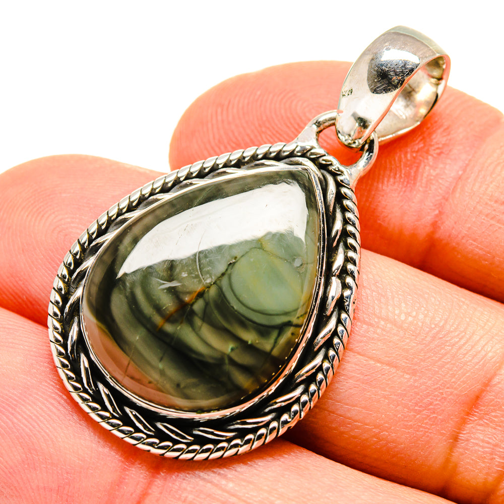 Willow Creek Jasper Pendants handcrafted by Anasilvercos - PD755237