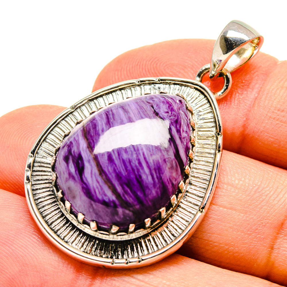 Charoite Pendants handcrafted by Anasilvercos - PD755247