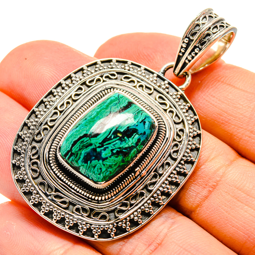 Chrysocolla Pendants handcrafted by Anasilvercos - PD755261