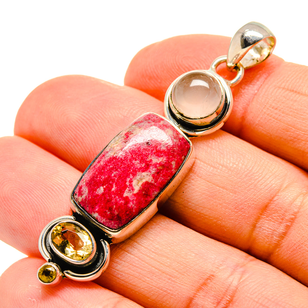 Thulite Pendants handcrafted by Anasilvercos - PD755265