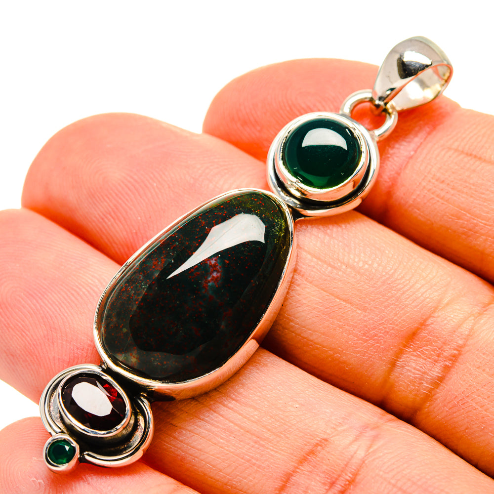 Bloodstone Pendants handcrafted by Anasilvercos - PD755266