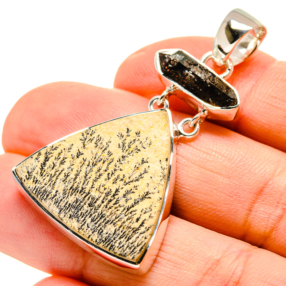 Germany Psilomelane Pendants handcrafted by Anasilvercos - PD755269