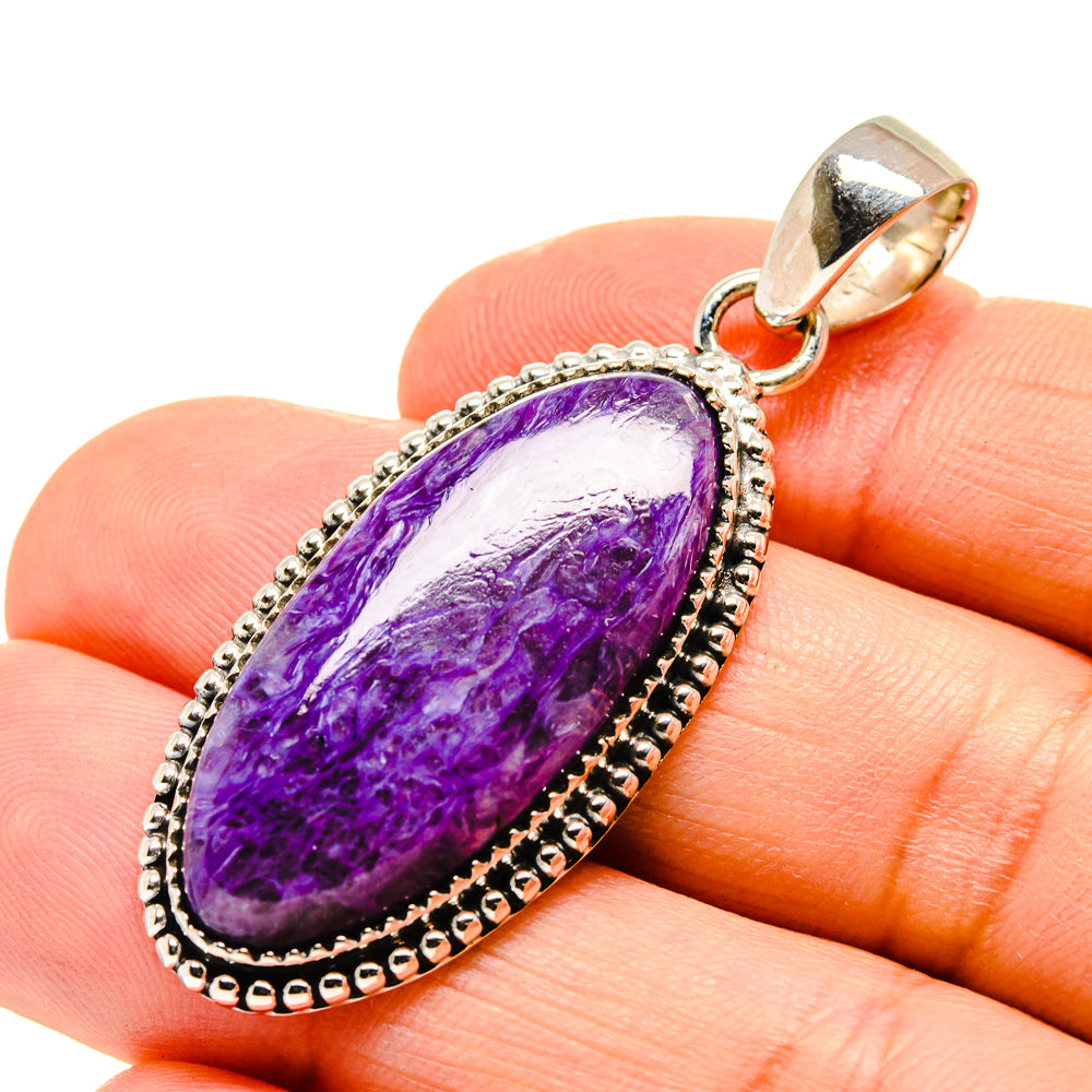Charoite Pendants handcrafted by Anasilvercos - PD755274