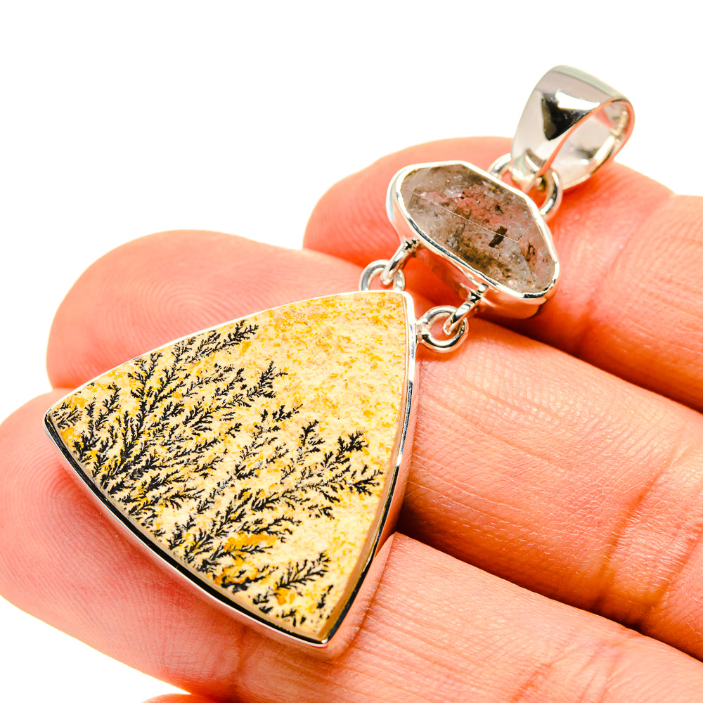 Germany Psilomelane Pendants handcrafted by Anasilvercos - PD755279