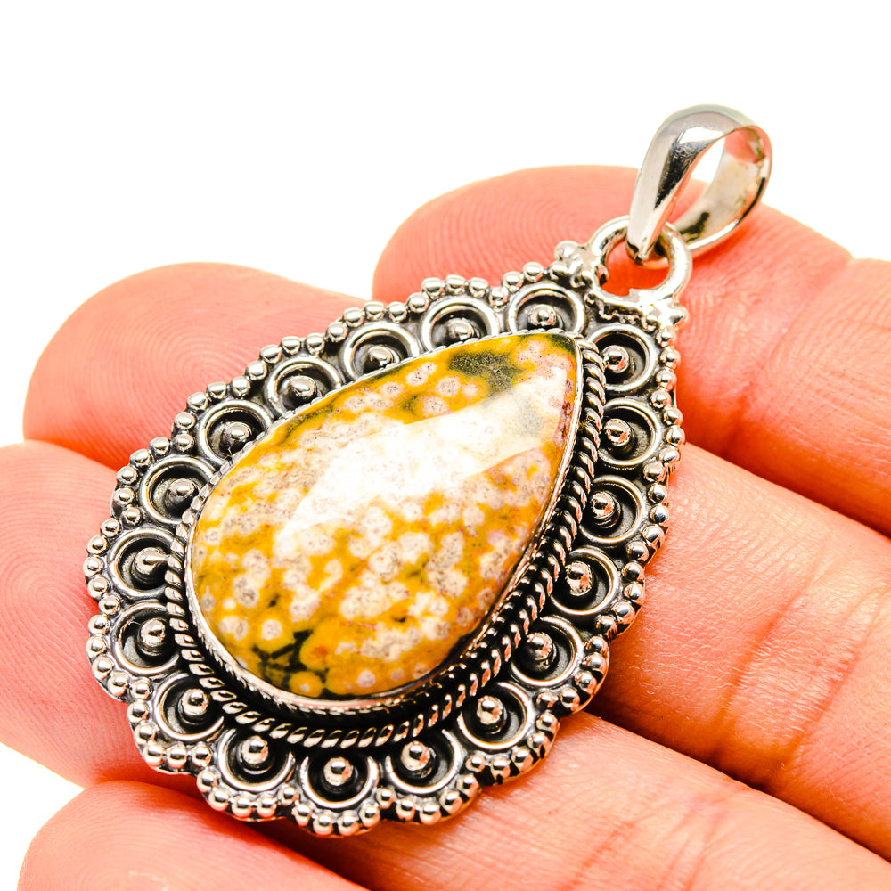Ocean Jasper Pendants handcrafted by Anasilvercos - PD755280