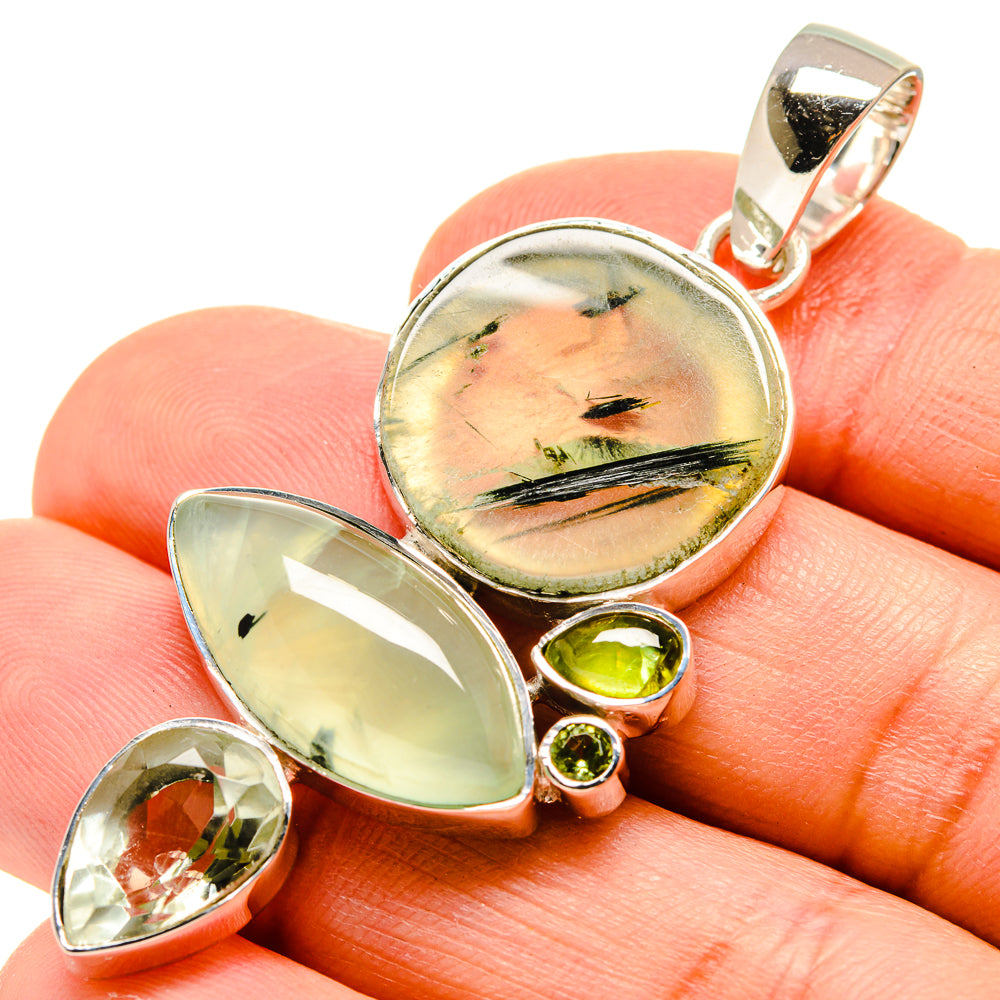 Prehnite Pendants handcrafted by Anasilvercos - PD755298