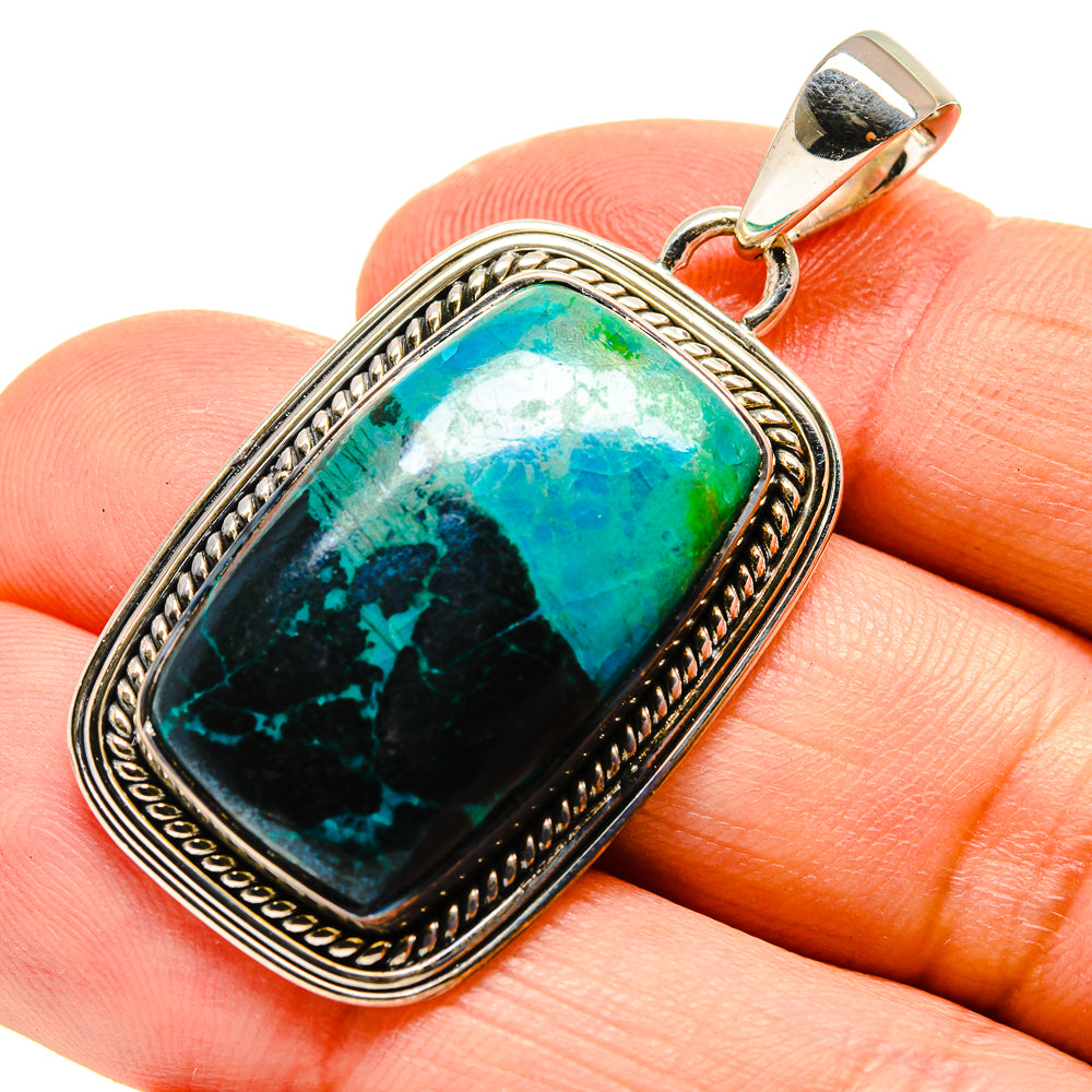 Chrysocolla Pendants handcrafted by Anasilvercos - PD755314