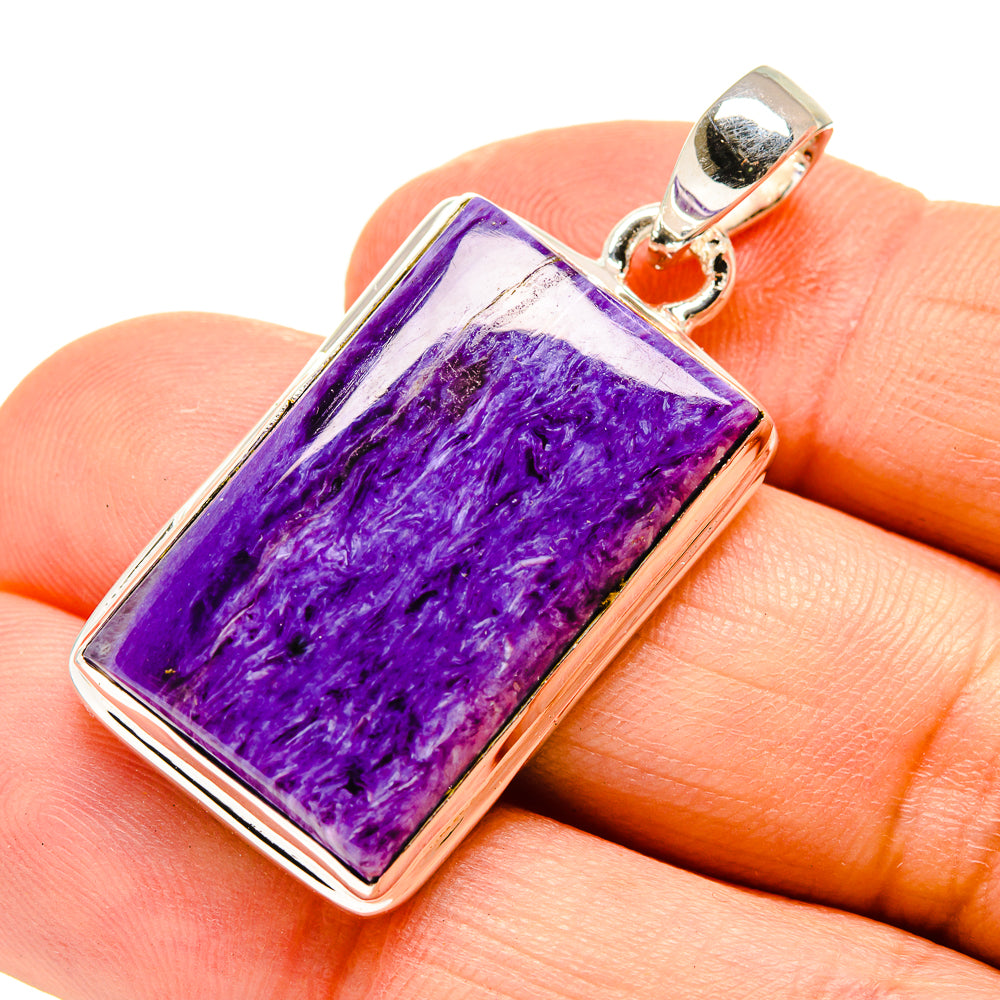 Charoite Pendants handcrafted by Anasilvercos - PD755318