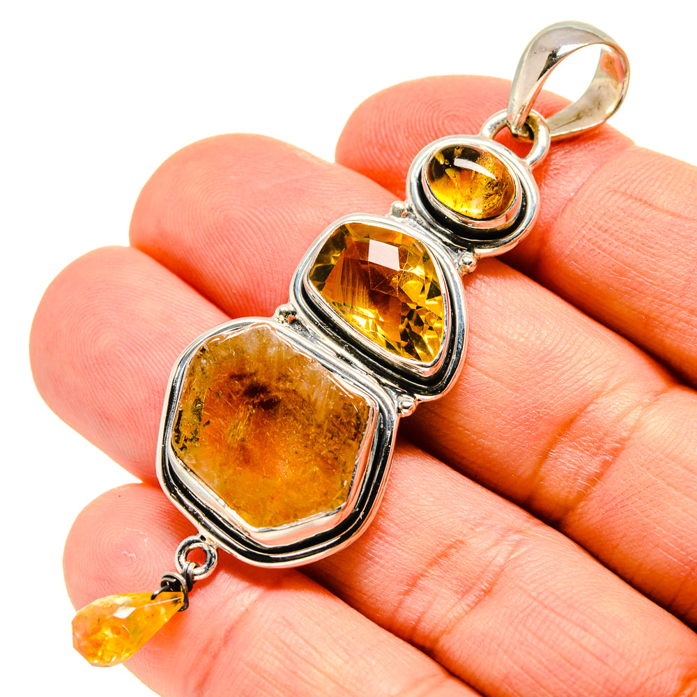 Citrine Pendants handcrafted by Anasilvercos - PD755332