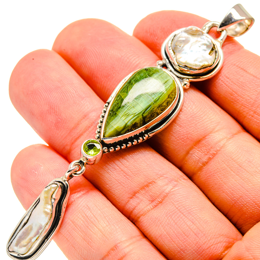 Rainforest Jasper Pendants handcrafted by Anasilvercos - PD755333