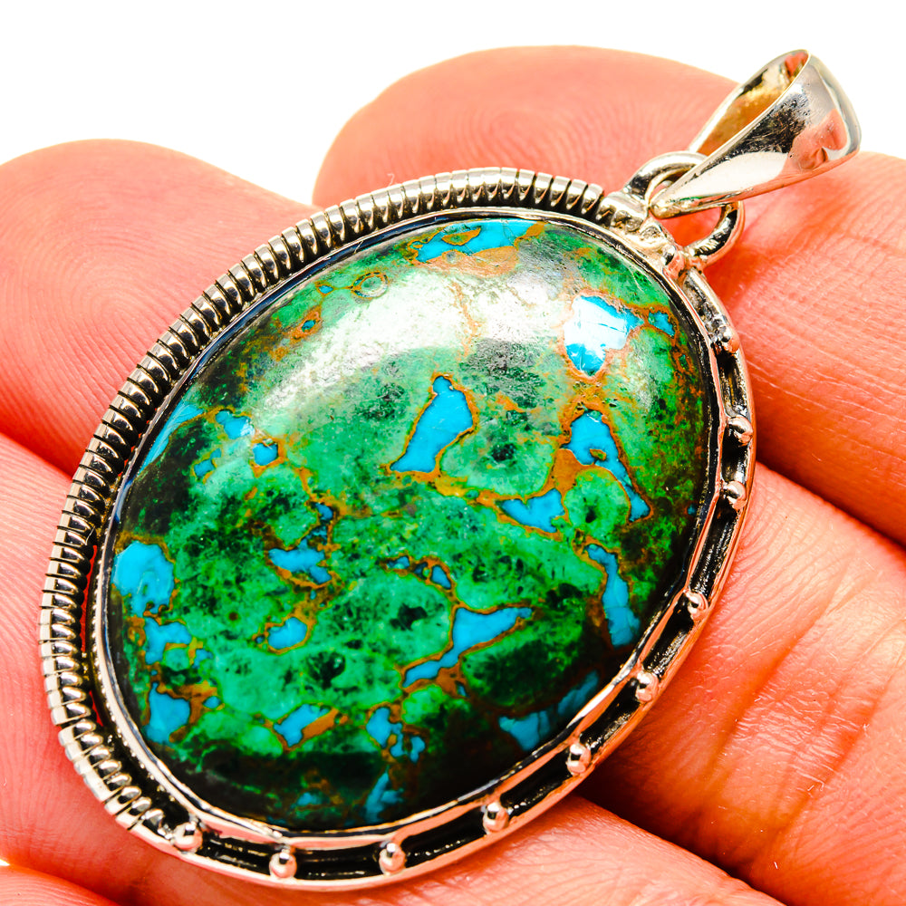 Chrysocolla Pendants handcrafted by Anasilvercos - PD755337