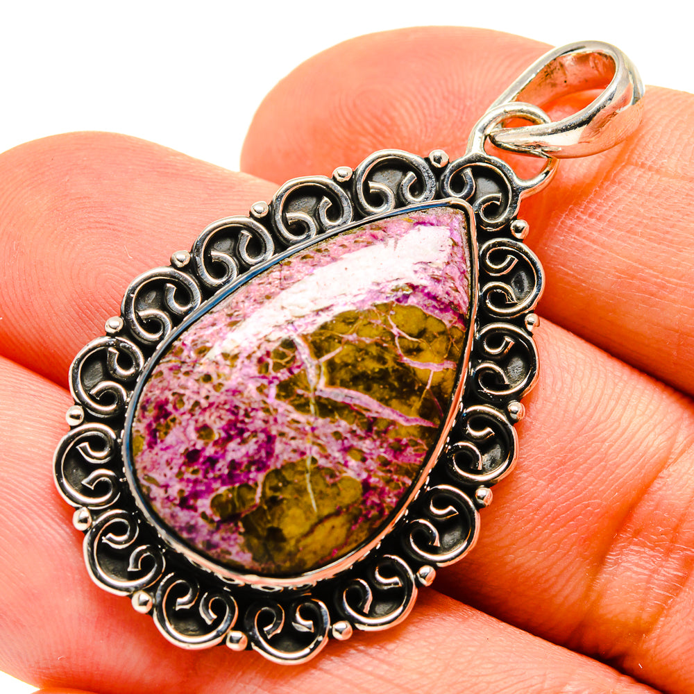 Stichtite Pendants handcrafted by Anasilvercos - PD755344