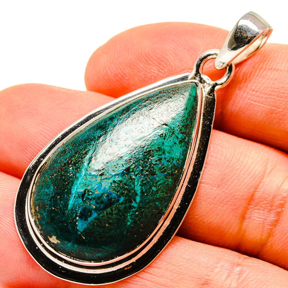 Chrysocolla Pendants handcrafted by Anasilvercos - PD755348
