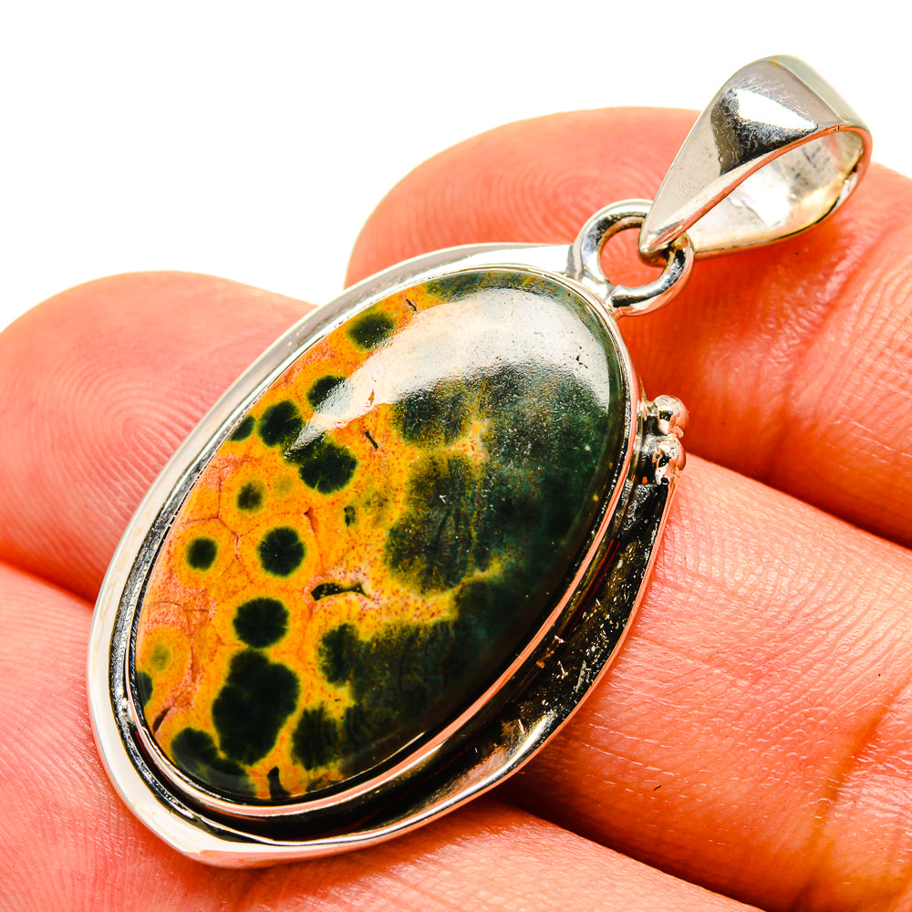 Ocean Jasper Pendants handcrafted by Anasilvercos - PD755367