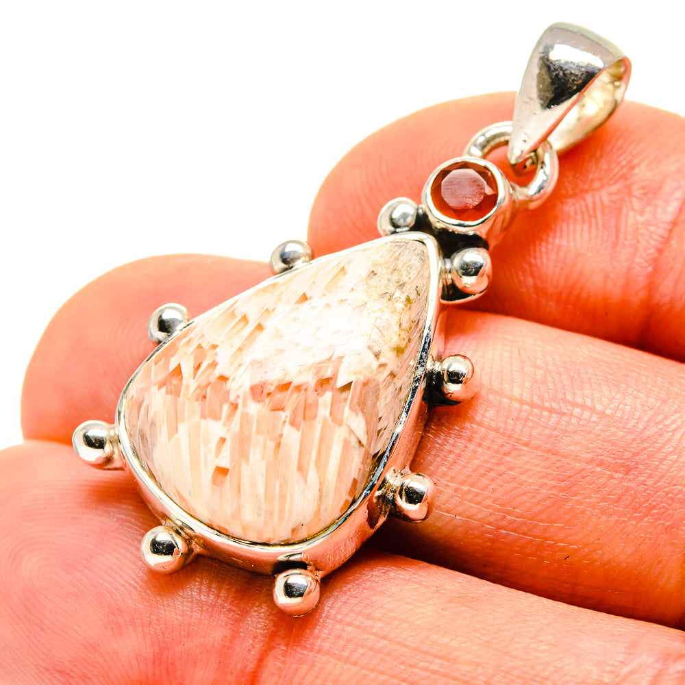 Scolecite Pendants handcrafted by Anasilvercos - PD755370