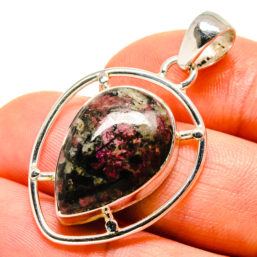 Russian Eudialyte Pendants handcrafted by Anasilvercos - PD755375