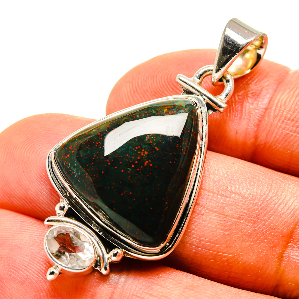 Bloodstone Pendants handcrafted by Anasilvercos - PD755390