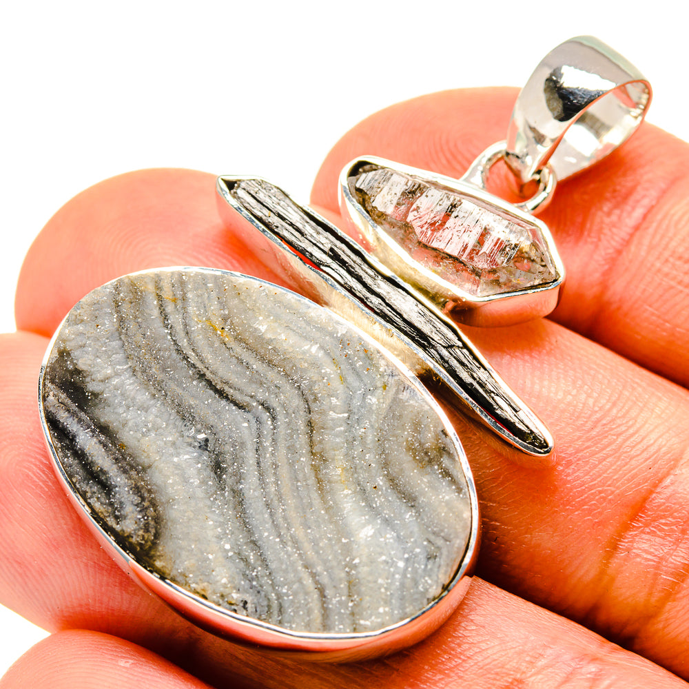 Desert Druzy Pendants handcrafted by Anasilvercos - PD755419