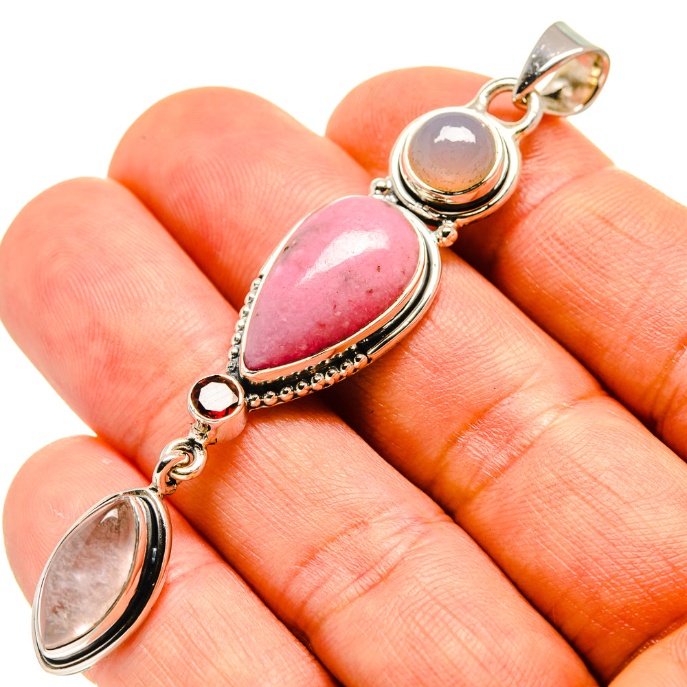 Rhodonite Pendants handcrafted by Anasilvercos - PD755430