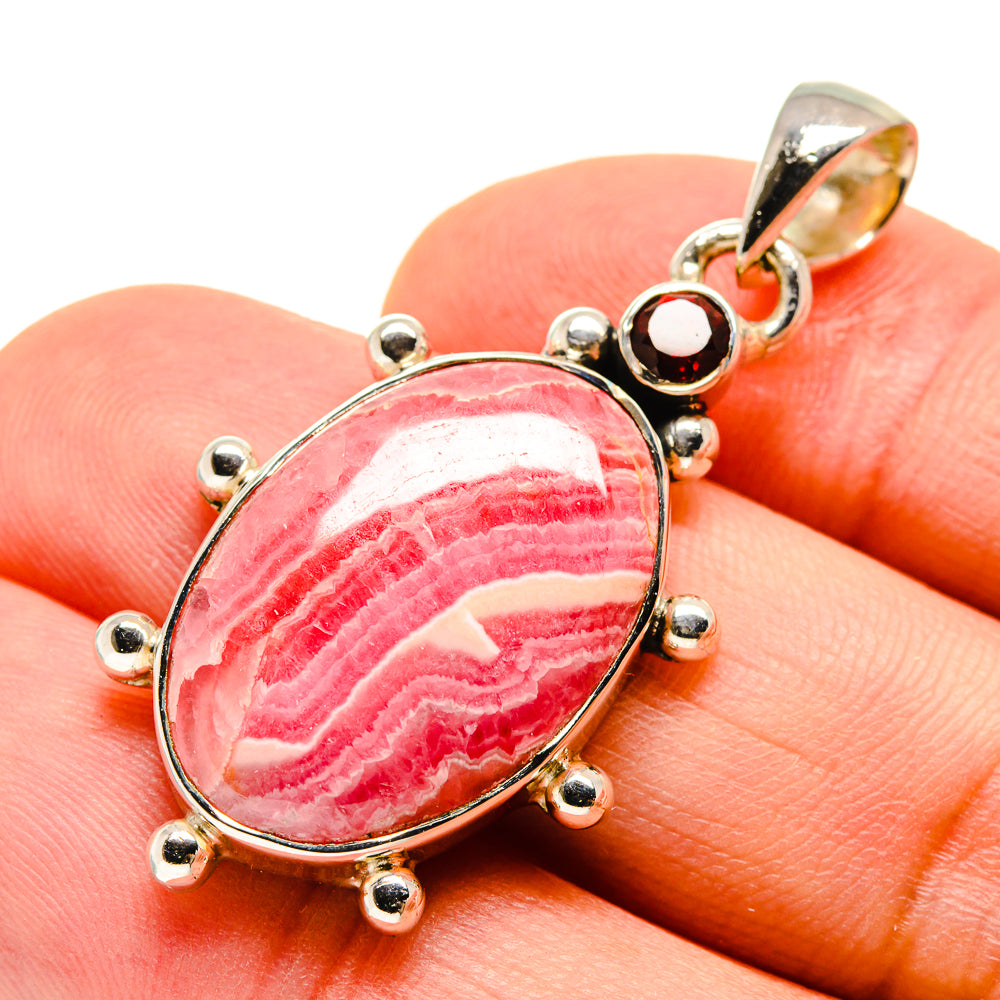 Rhodochrosite Pendants handcrafted by Anasilvercos - PD755445
