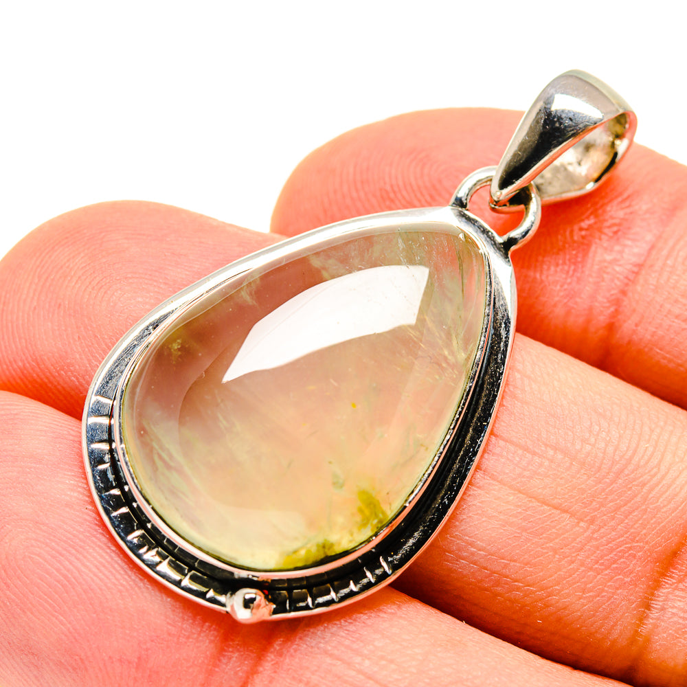 Prehnite Pendants handcrafted by Anasilvercos - PD755447